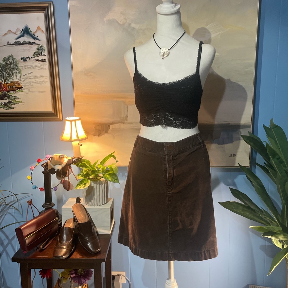 Merona Chocolate A-Line Skirt